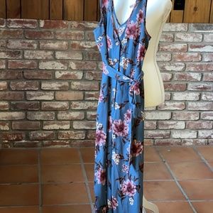 Womens Jumpsuit with Floral Pattern
